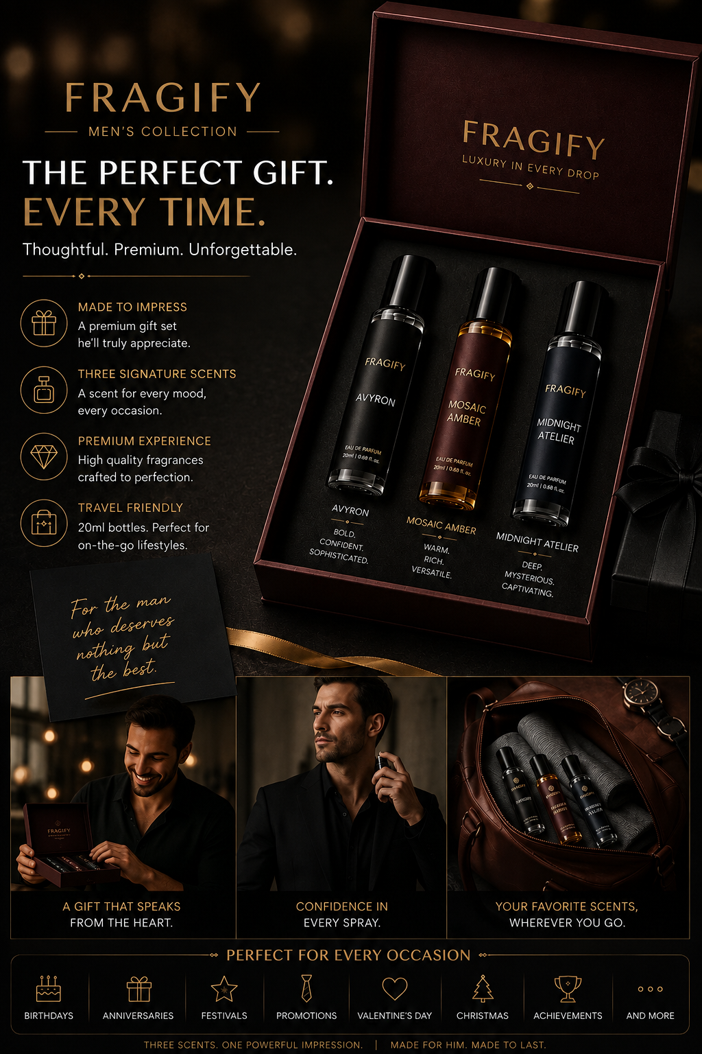 The Signature Gift Set for Him — FRAGIFY